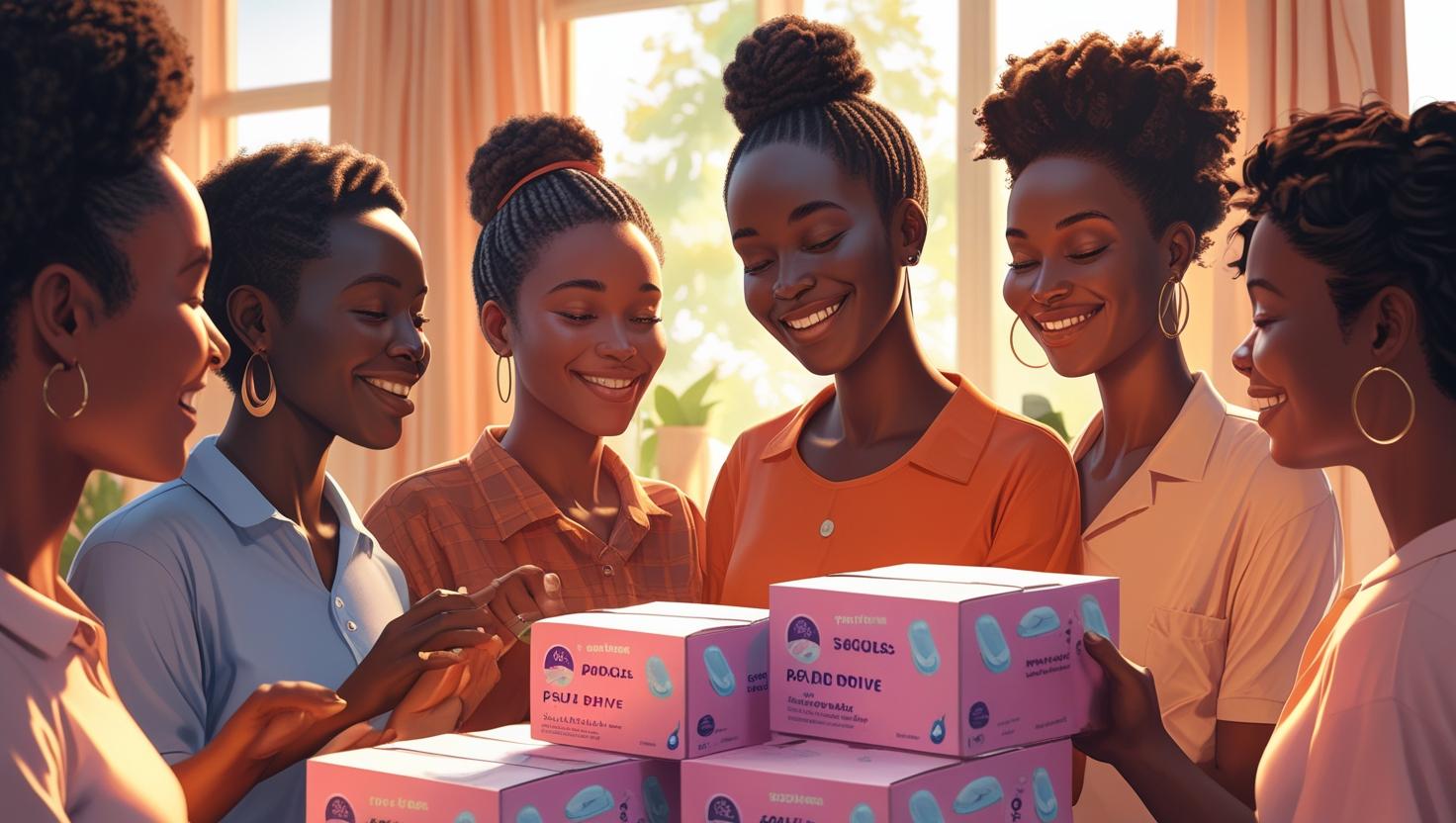 generate image for me to use in a website for an organisation that does pad drivr . it should shoe love care and support and the people used should be black. the picture should shoew a pad drive (2)