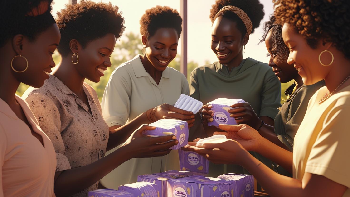 generate image for me to use in a website for an organisation that does pad drivr . it should shoe love care and support and the people used should be black. the picture should shoew a pad drive